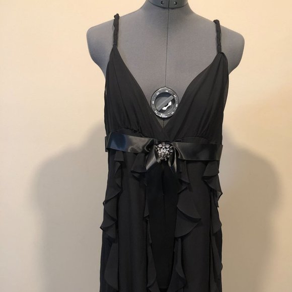 BCBG Genration Silk Chiffon Dress - Picture 1 of 6